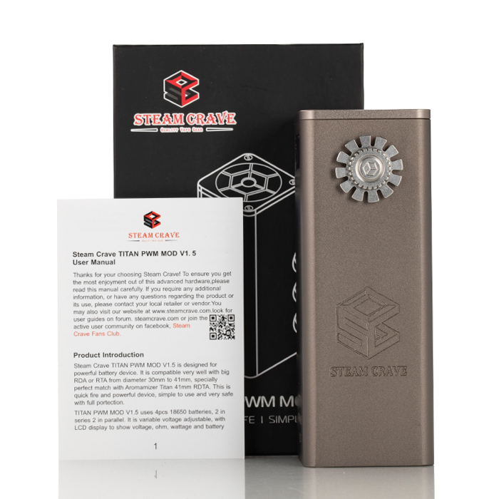 STEAM CRAVE TITAN PWM V1.5 300W MOD 泰坦2