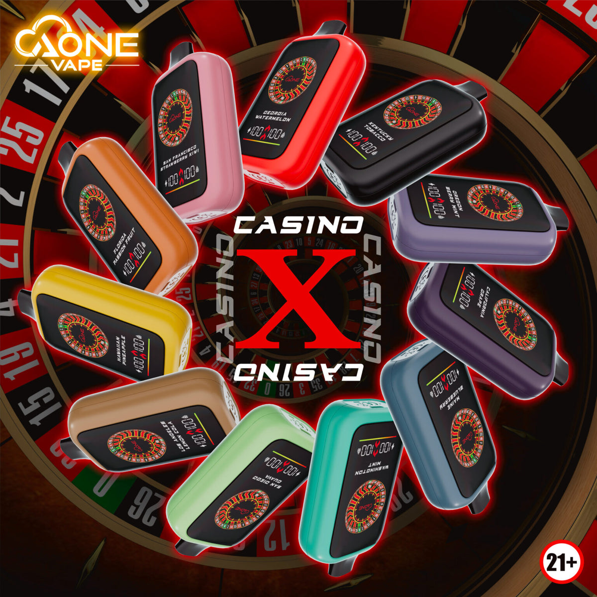 AONE VAPE Casino X 賭場 一次性 3%