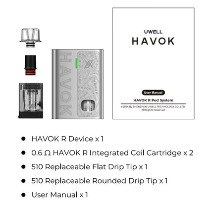 Uwell Havok R 咖哩棒 酒壺 
100%不漏油