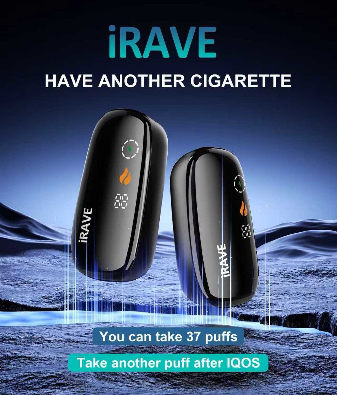 IRAVE  二回加熱煙主機        相容煙彈（送保護套 顏色隨機）
（TEREA）（IQOS ILUMA ）