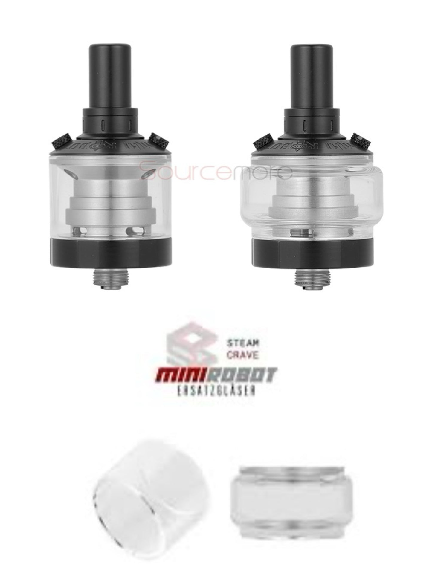 Steam Crave Mini Robot RTA glass